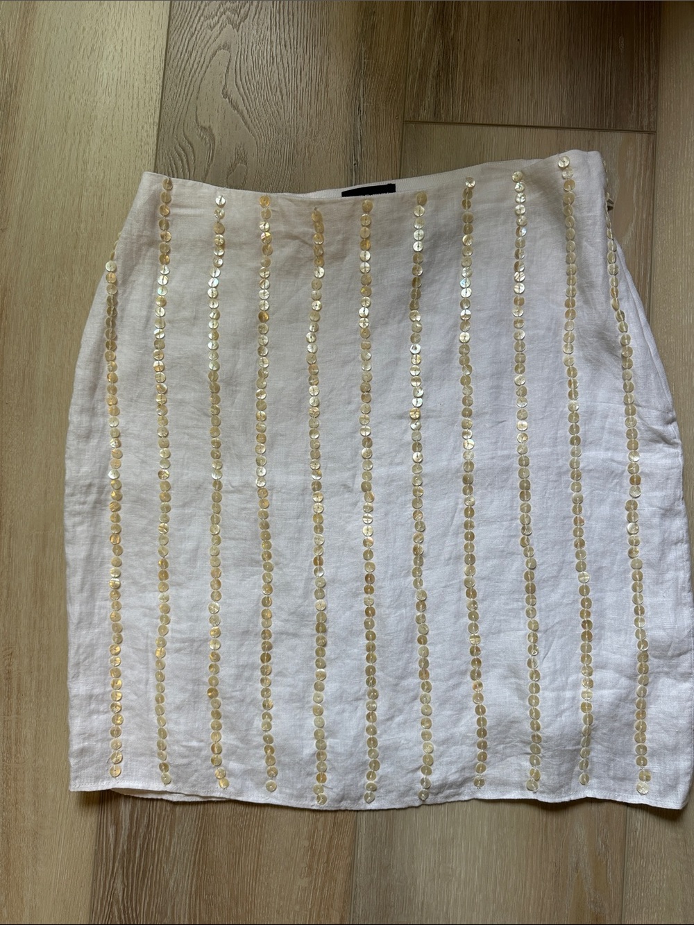J Crew Collection Shell Linen Skirt - Picture 5 of 11